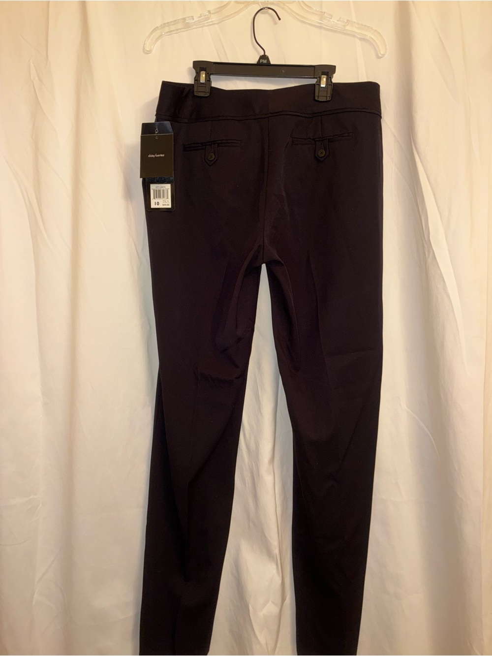 Daisy Fuentes Black Straight-Leg Ponte Pants - Picture 3 of 6